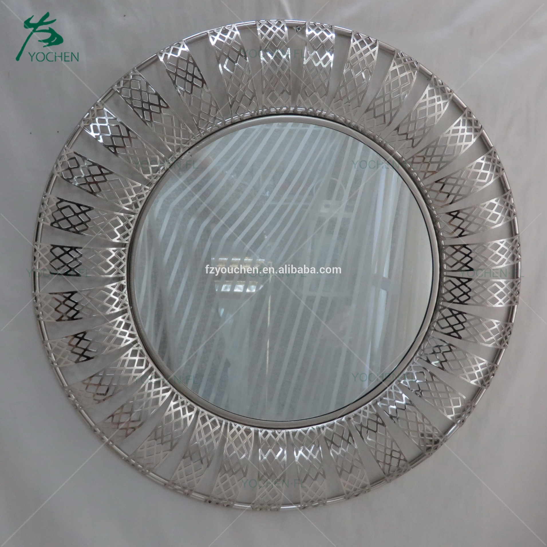 beauty mirror decoration wall metal round mirror