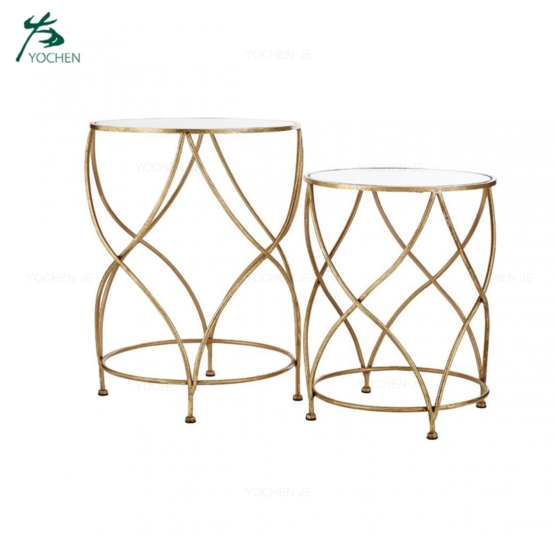 Decorative Nesting Round Side End Accent Coffee Side Table