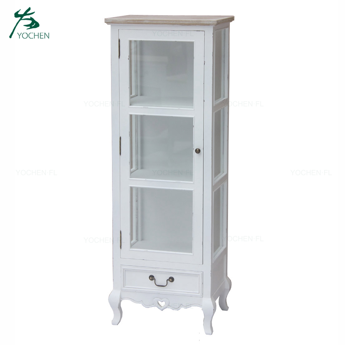 french provincial furniture noble white sample storage cabinet