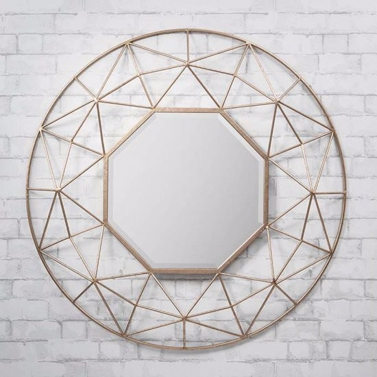 curved wall home decor vintage mirror
