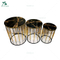 Coffee shop furniture metal gold coffee table end table side table