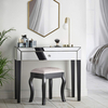 bedroom furniture mirrored furniture white mirror bedside table