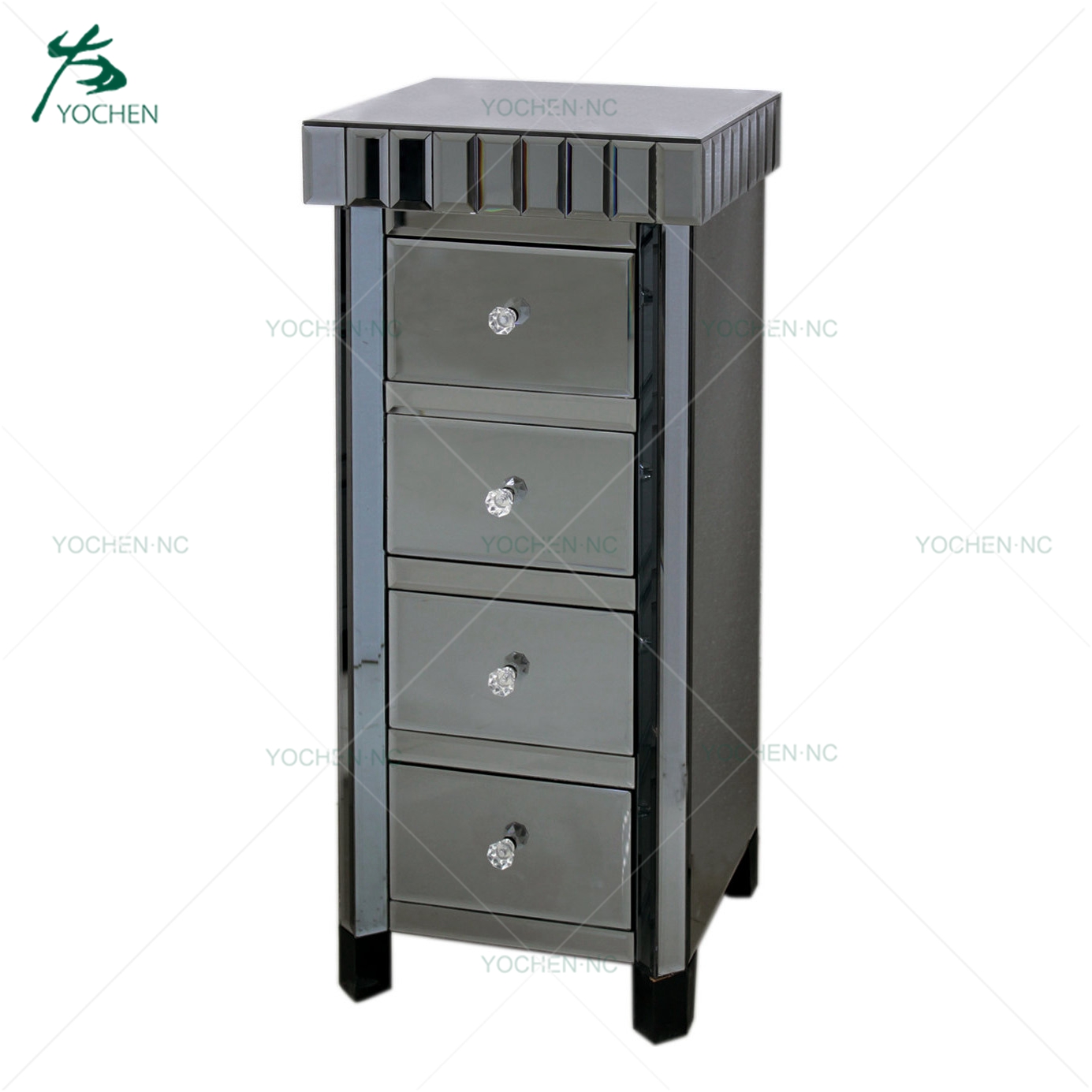 mirrored living room furniture tall chest of drawers