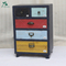 decoration center piece hand paint wooden cabinet with flower