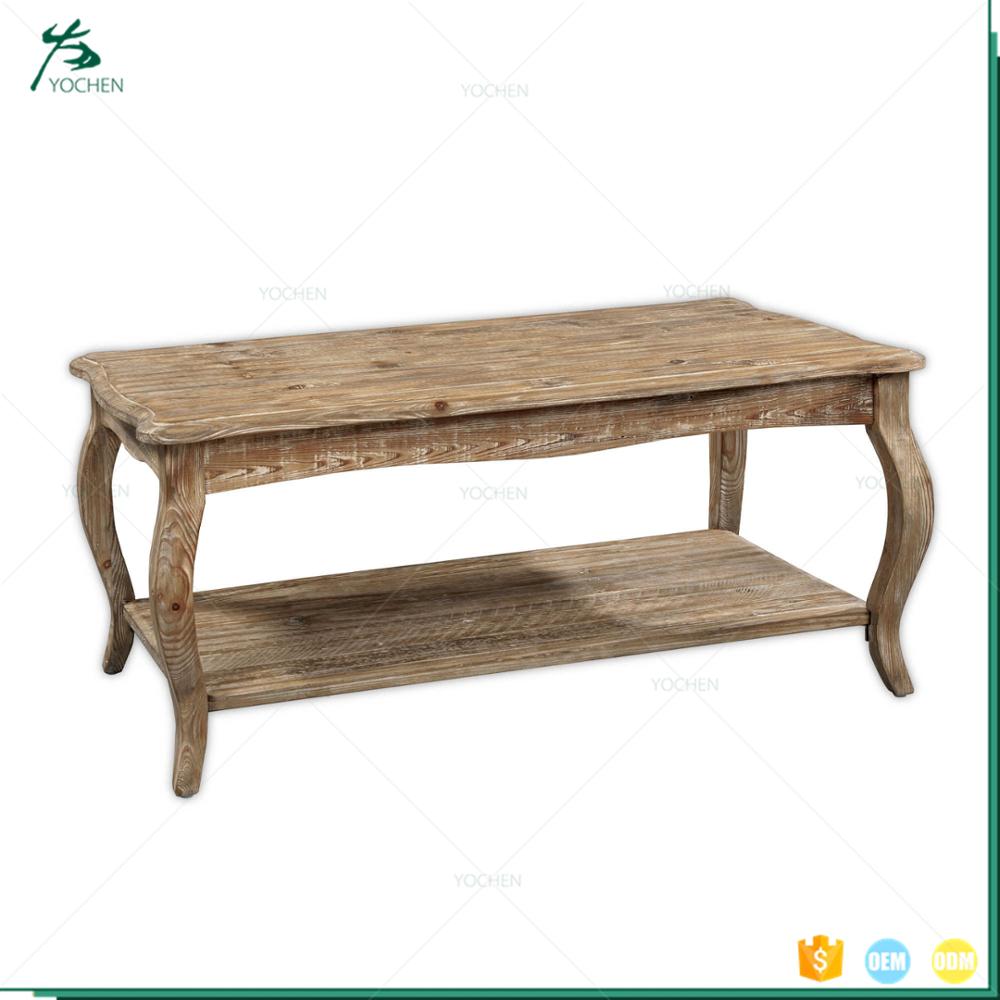 antique reclaimed solid sofa wood designs rustic european style living room table