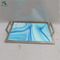 Luxury rectangle marble vanity glass mirror tray