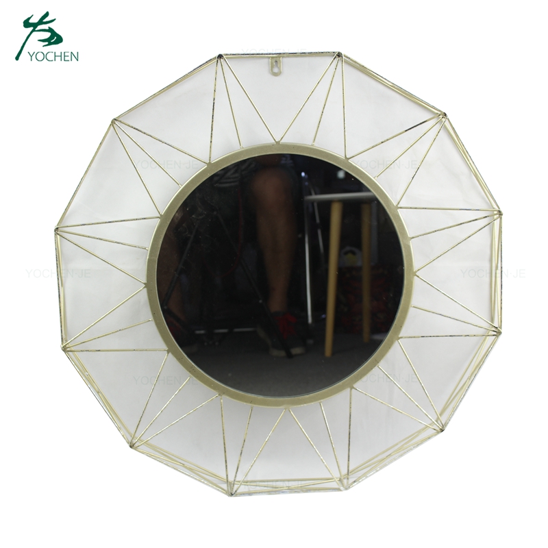 Floating Crystal Decorative Star Shaped Wall Mirror