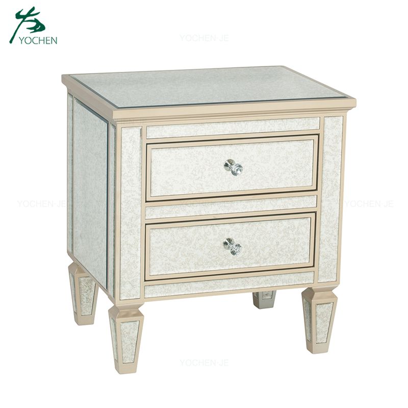 Modern Nightstand Bed side Table with Wooden Drawer