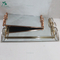 Rectangle Antique Gold Metal Tray Set