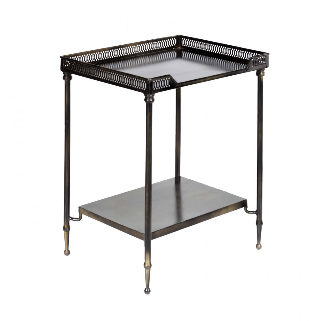 home decoration industrial metal coffee table