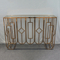 Middle East Style Metal Legs Luxury Gold Hallway Iron Console Table