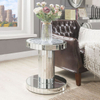 Living Room Round Shape Mirrored Furniture Modern Coffee Table