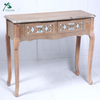 nice wood carving wood antique mirror console table