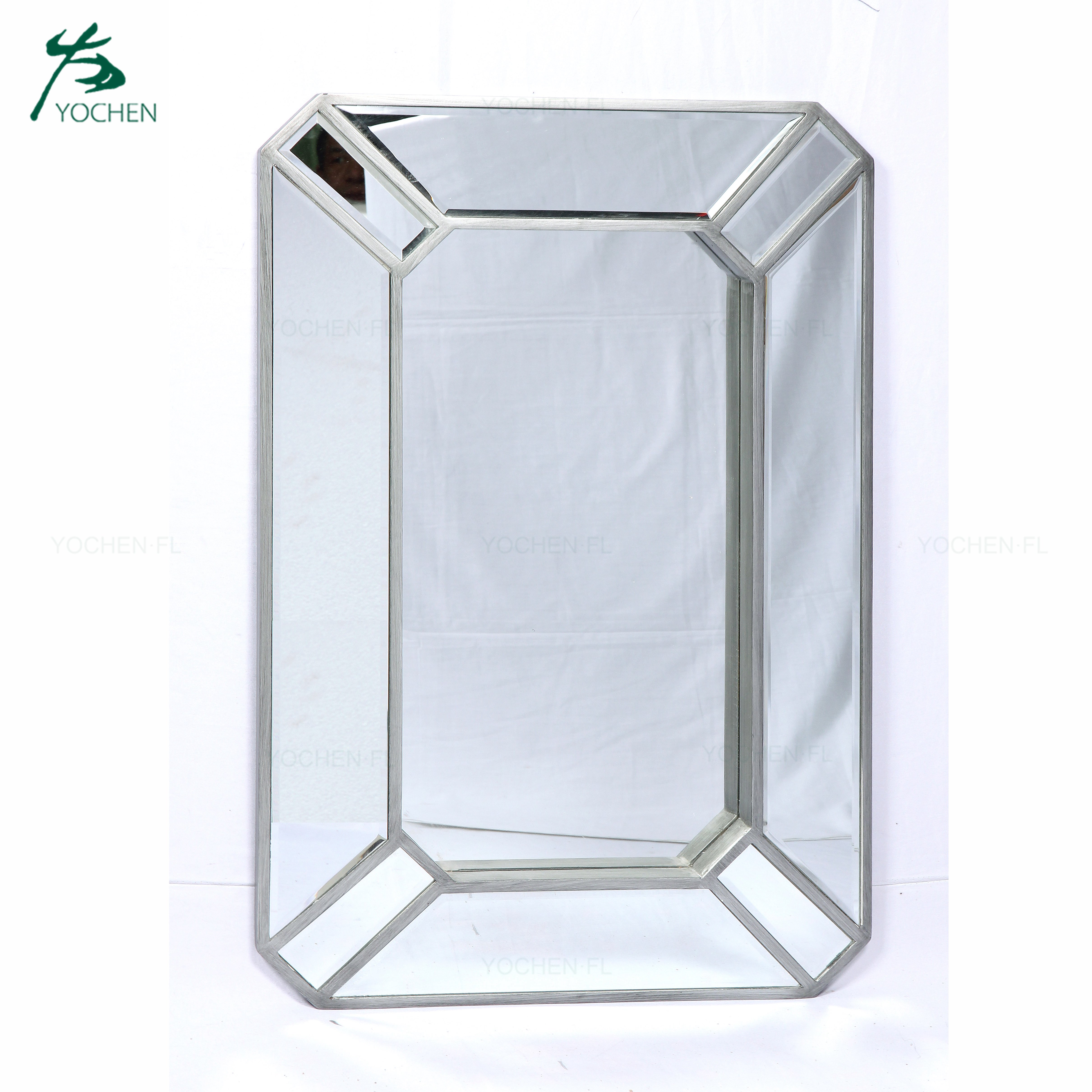 modern home decoration wall mirror live room metal frame wall mirror