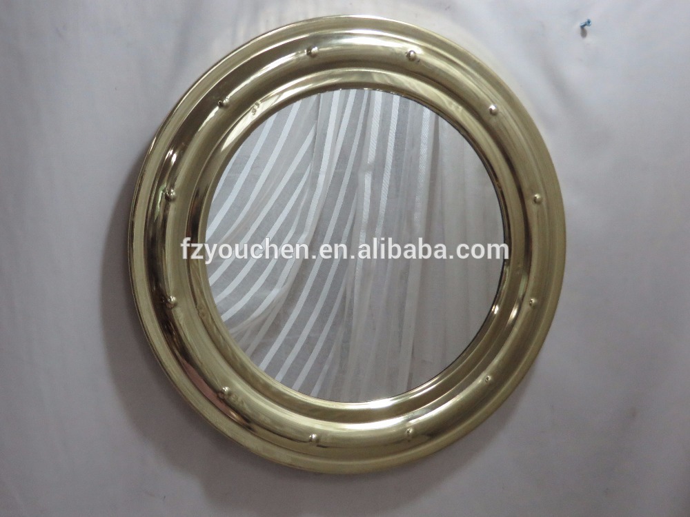 Metal Round Wall Art Decorative Mirror for Home Decor