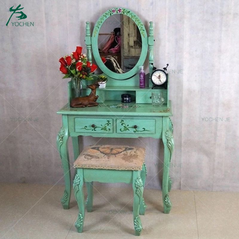 MDF wooden furniture makeup dresser antique dressing table