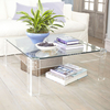Living room furniture mirrored acrylic console table