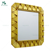 Home wall mounted decorative gold wall mirror
