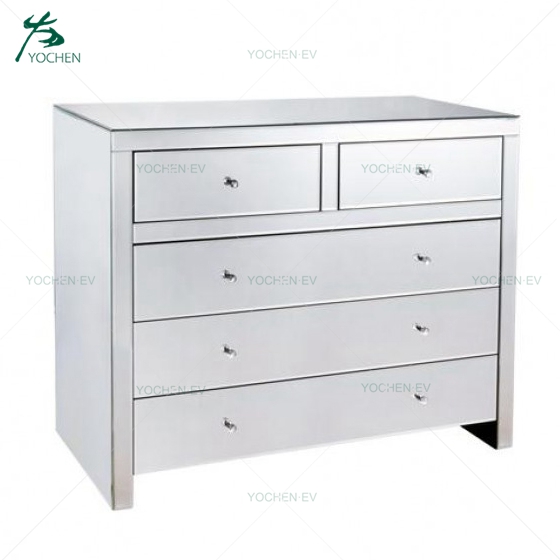 wooden chest large mirrored drawer chest furniture