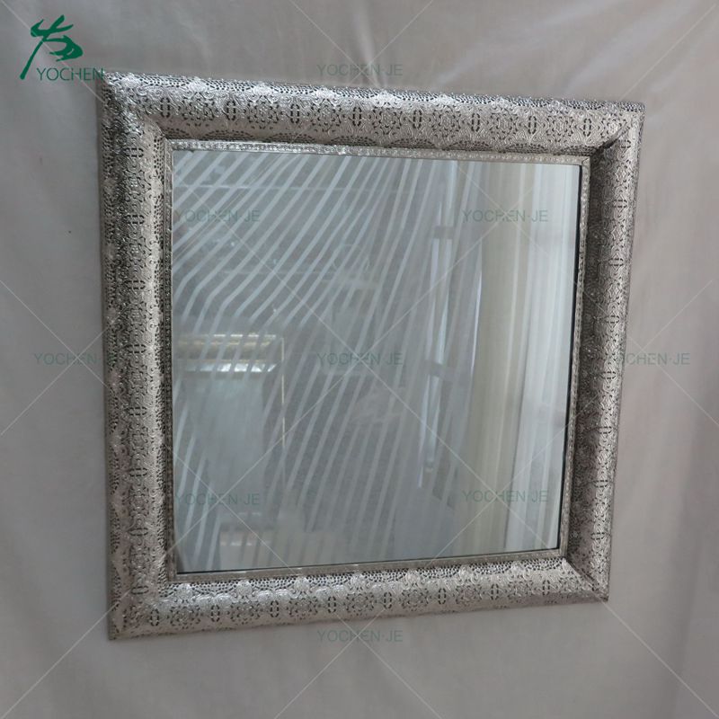 Wall usage rectangle shape wooden big size mirror