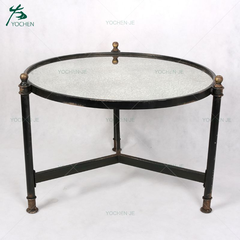 Antique small modern metal bed sofa side table