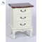 Wooden Chest of Drawers in White 2 Drawer