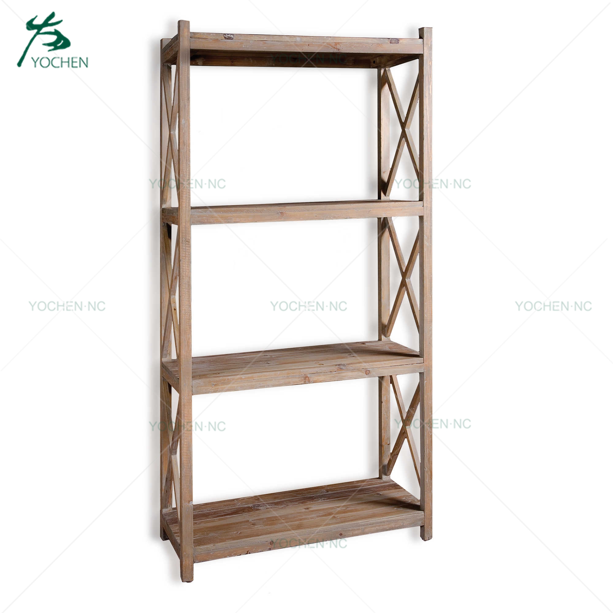 wooden ironing board / ironing cabinet shelves storage unit bookcase