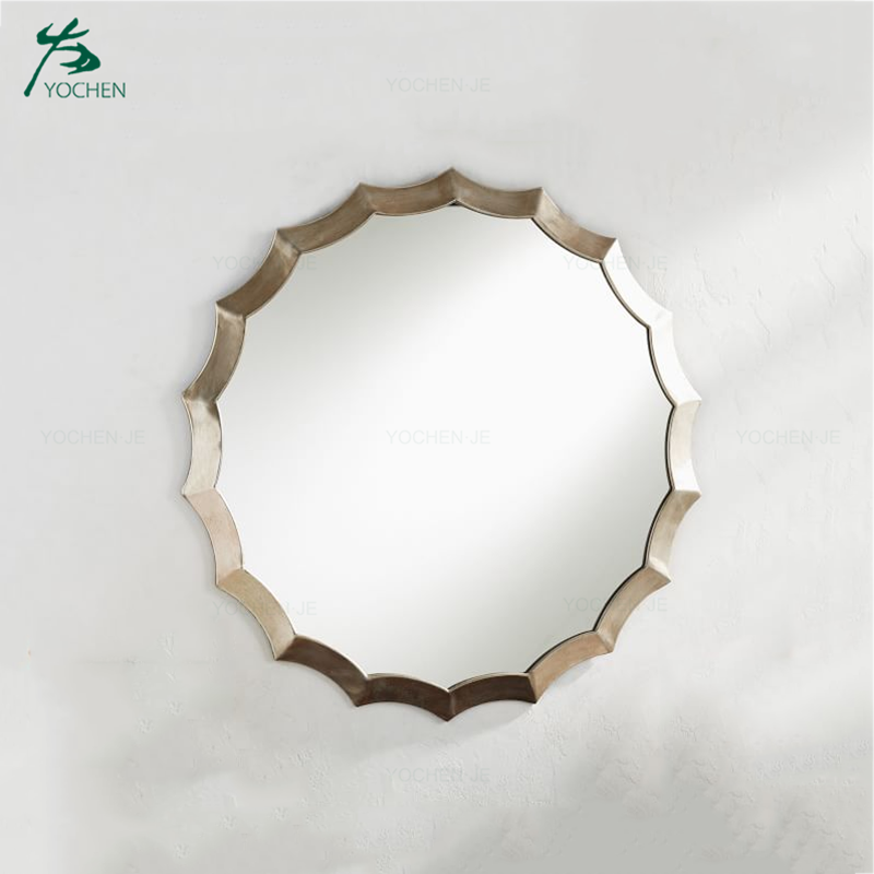 Small Round Decorative Wrapped Rope Mirror