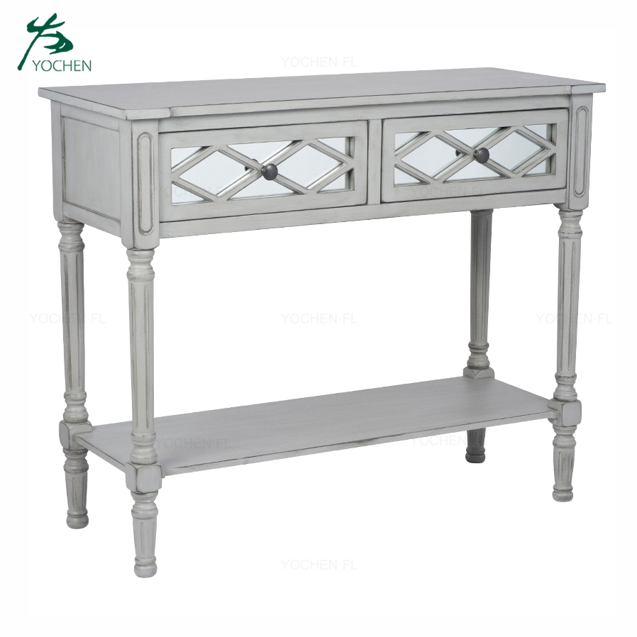 Living room furniture table modern mirror console table