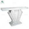 mirrored crystal range mirrored modern console table