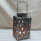 Galvanized Shiny Silver Metal Candle Holder
