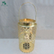 Iron floor standing golden metal candle holders for house