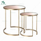 Modern Design Luxury Round Sofa Side Table Small Marble Coffee Table