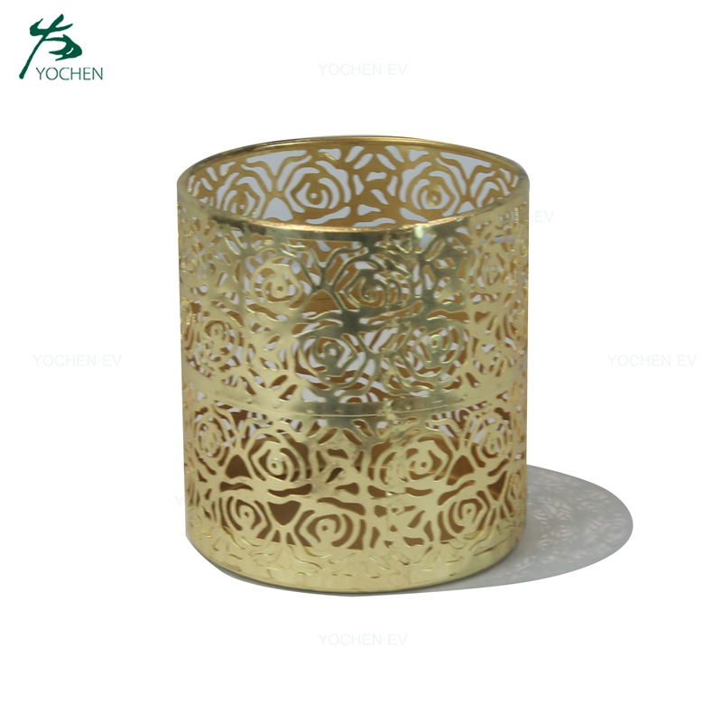 Wholesale Table Houseware Decoration Gold Decorative Metal Candle Holder