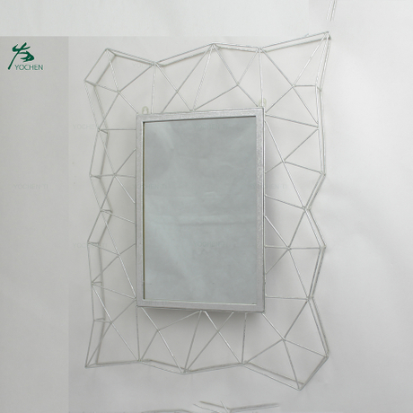 OEM Wholesale Decor Silver Rectangular Wall Mirror