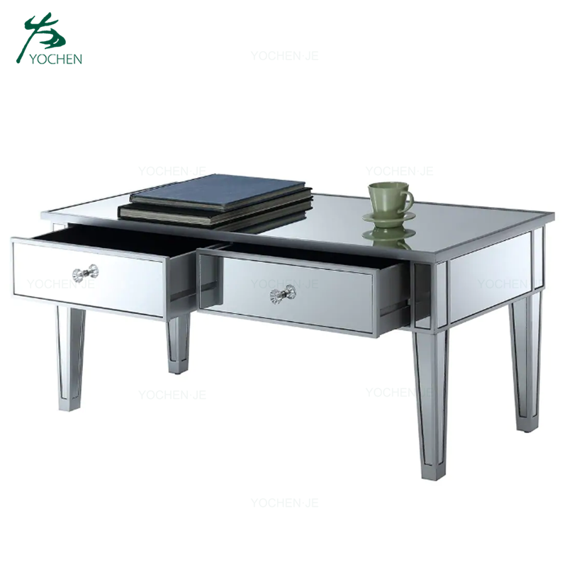 living room home decor mirrored furniture mirrored coffee table