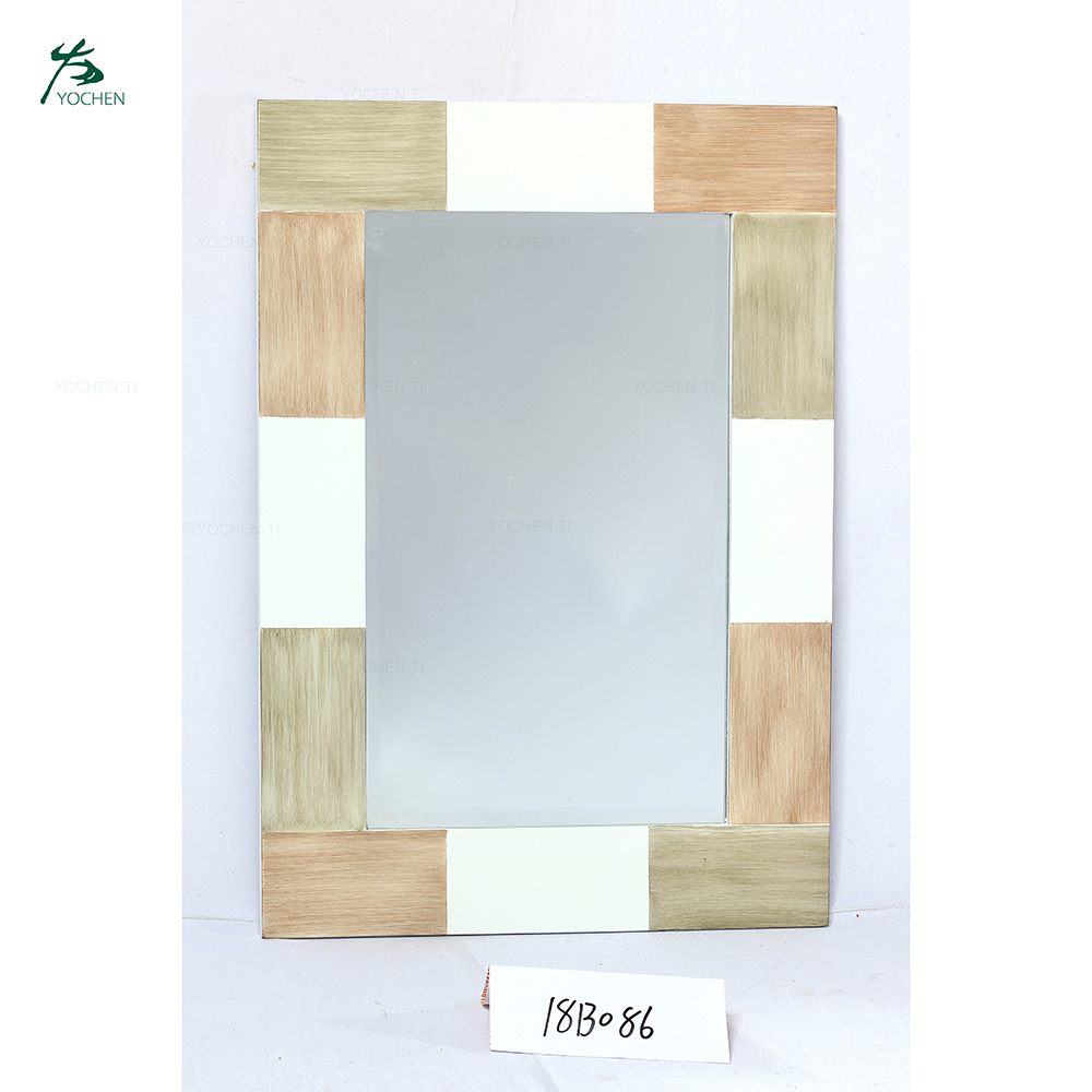 Rectangle Decorative Wall Mirror White
