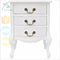 Shabby Chic White Wide 4 Chest Of Drawers