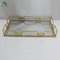 Asian decoration metal frame MDF base marble plate