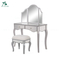 Bedroom furniture modern mirrored dressing table with drawer