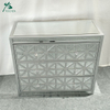 living room decorative silver shining crushed mirrored cabinet