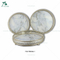 home decor metal marble serving tray