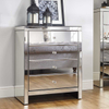 mirrored furniture wholesale silver glass mirrored chest drawers