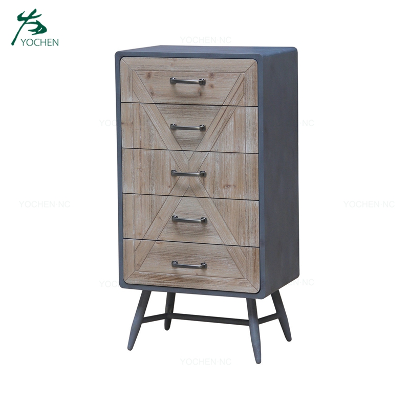 5 drawer bedroom vintage wooden furniture china wooden cabinet